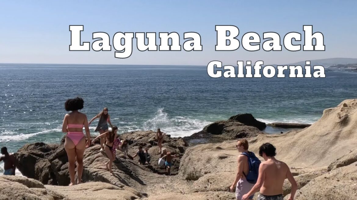 [4K] Laguna Beach 🌴 1000 Steps Beach Walk