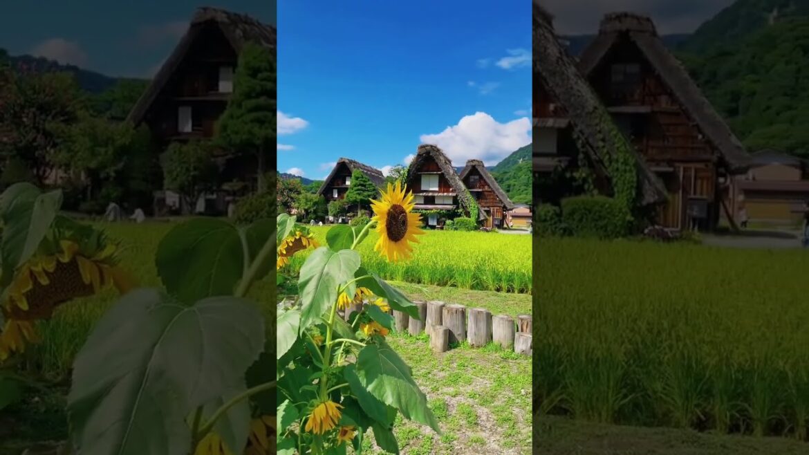 Shirakawa-go in early summer surrounded by fresh greenery /The Best Places to Visit