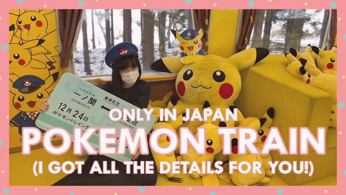 Pikachu lovers! Ride this Pokémon train only in Japan… Pikachu lovers! Ride this Pokémon train only in Japan...