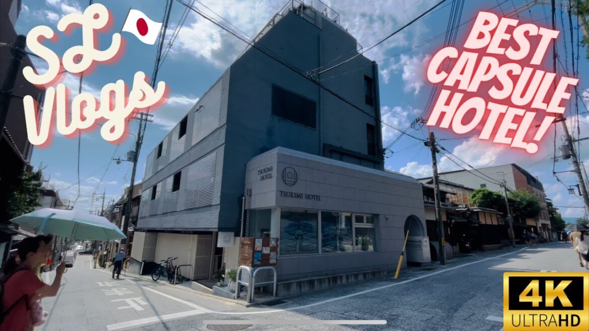 The Best Capsule Hotel In Japan? | Tsukimi Hotel Review In Kyoto, Japan! | Amazing Location + Ppl!