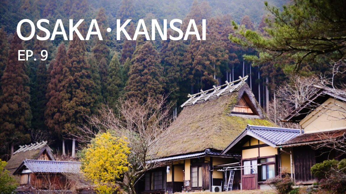 오사카·칸사이 | Ep9 | 교토 산골의 초가집 마을 [카야부키노사토] | 철도여행 | 교토여행 |