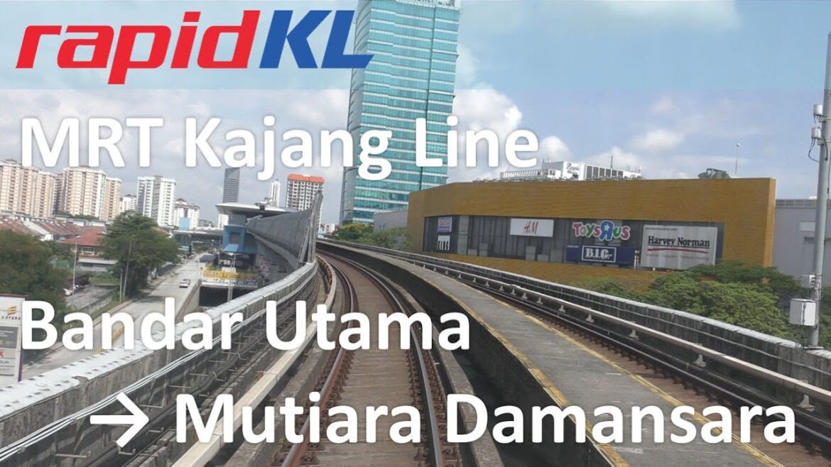 RapidKL MRT Kajang Line Bandar Utama → Mutiara Damansara