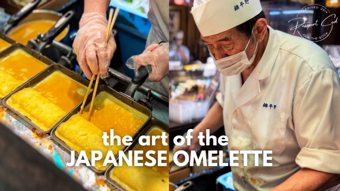 Japanese Street Food – Tamagoyaki (with eel) Japanese Street Food - Tamagoyaki (with eel)
