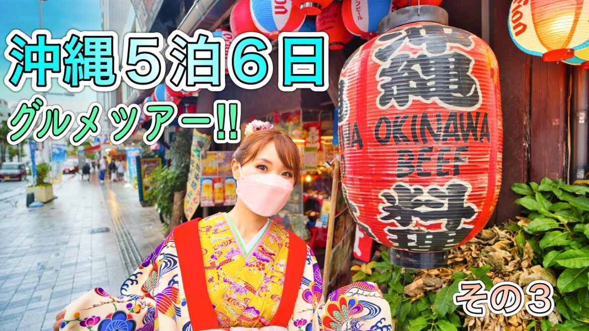 【沖縄旅行】５泊６日食べまくりツアー（A＆W ／ステーキハンズ／三笠食堂／のれん街／レンタル琉装veni）一気見スペシャル#3