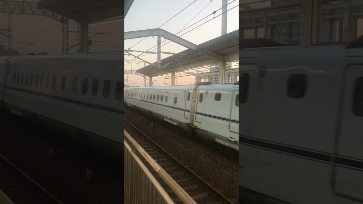 Bullet Train in Japan | Shinkansen #shorts #jr #japantravel #okayama #viral #osaka #traintravel