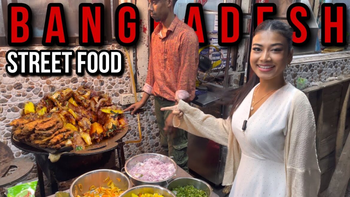 Thai Girl Takes on Bangladesh's Street Food!! - Try Chicken Chaap, Biryani and bangladeshi dessert