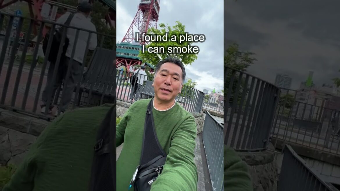 Where can I smoke in Sapporo in Hokkaido Japan 20230612