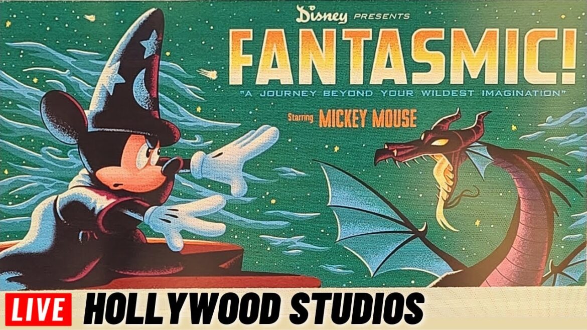 🔴Live: Thursday evening at Disney's Hollywood Studios with Fantasmic  7/13/2023