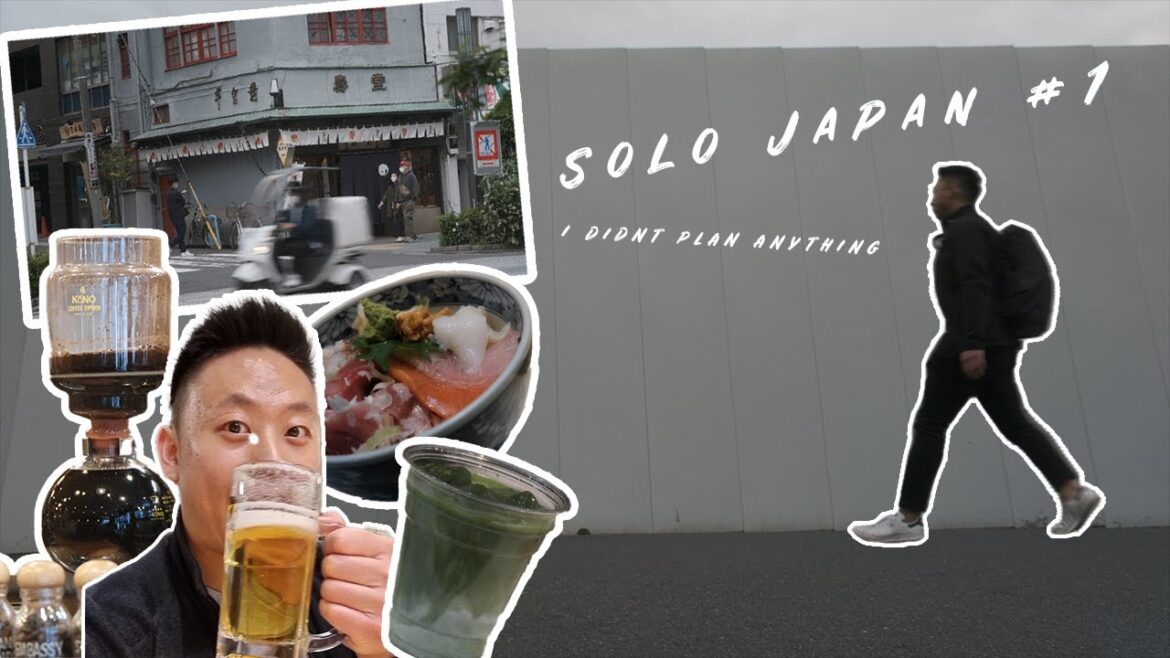 Solo travel in japan and i did not plan anything! Time for an adventure!
