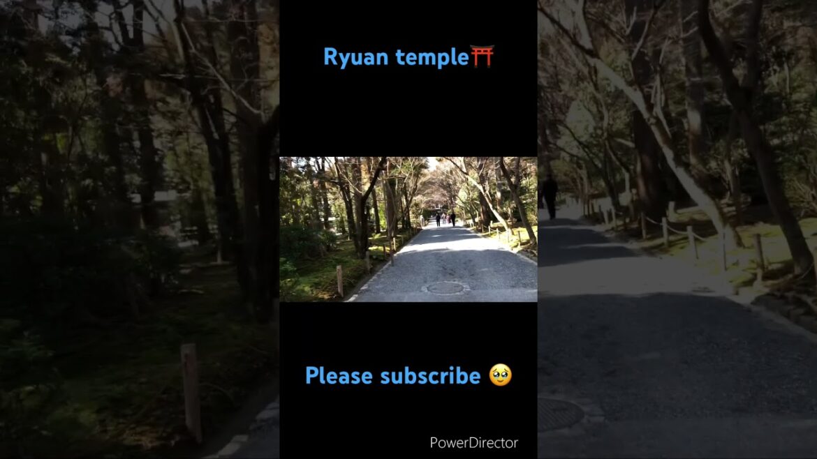 【KYOTO 】Ryuan temple #kyoto #shorts #travel #walking #pleasesubscribe #shrine #trip #pleasesupport