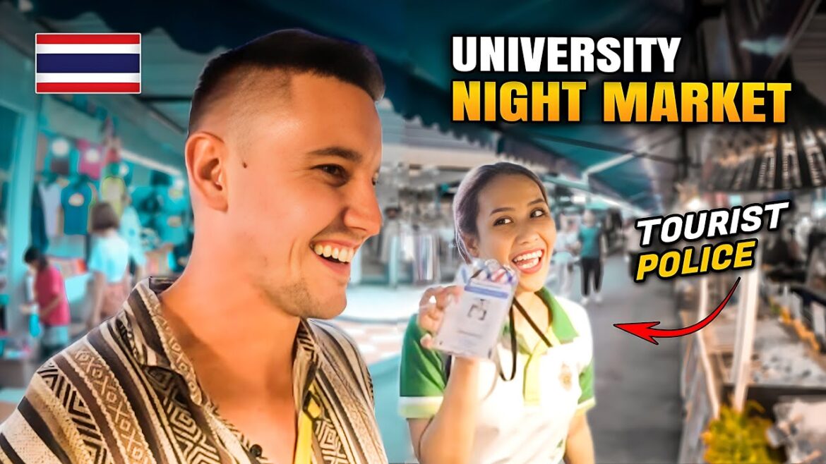 Street Food Market Tour At Chiang Mai University 🇹🇭