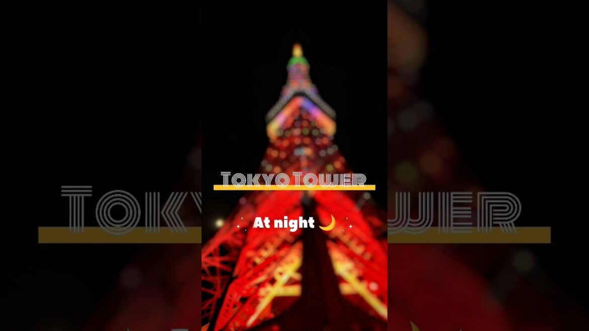 Don’t miss visiting Tokyo Tower at night! #travelvlog #japan #travel Don't miss visiting Tokyo Tower at night! #travelvlog #japan #travel