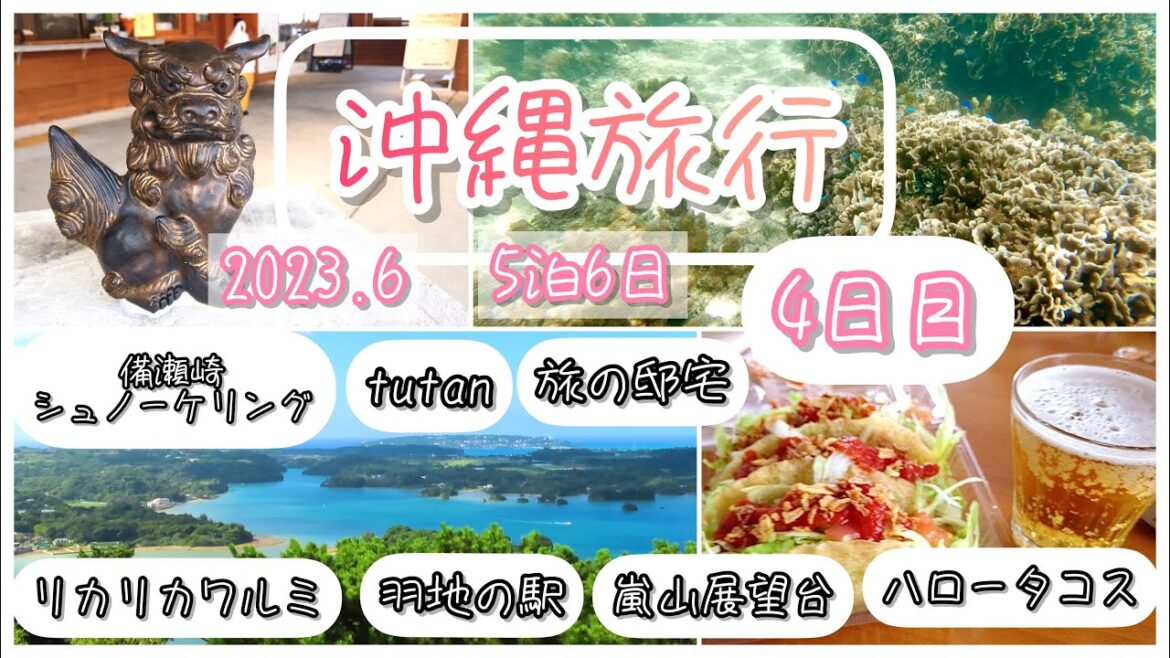 【沖縄旅行2023.6】絶対おすすめのシュノーケリングポイントと、自慢できる絶景スポット!【4日目】 【沖縄旅行2023.6】絶対おすすめのシュノーケリングポイントと、自慢できる絶景スポット!【4日目】