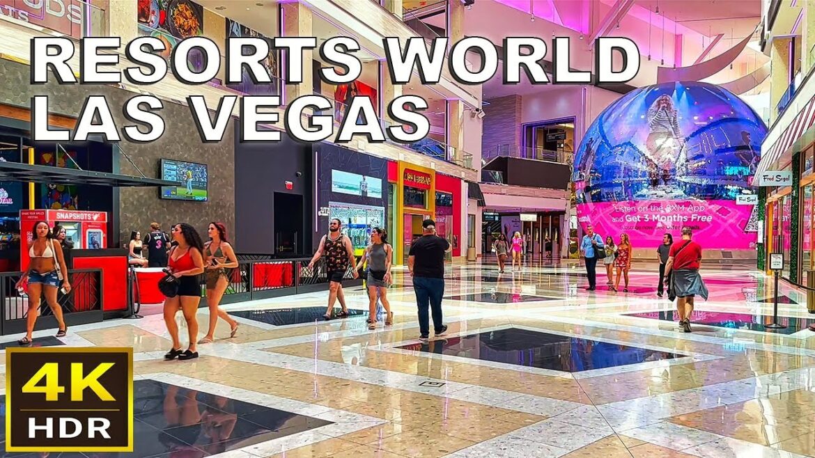[4K HDR] Resorts World Las Vegas Walking Tour | 2023 | Las Vegas, Nevada