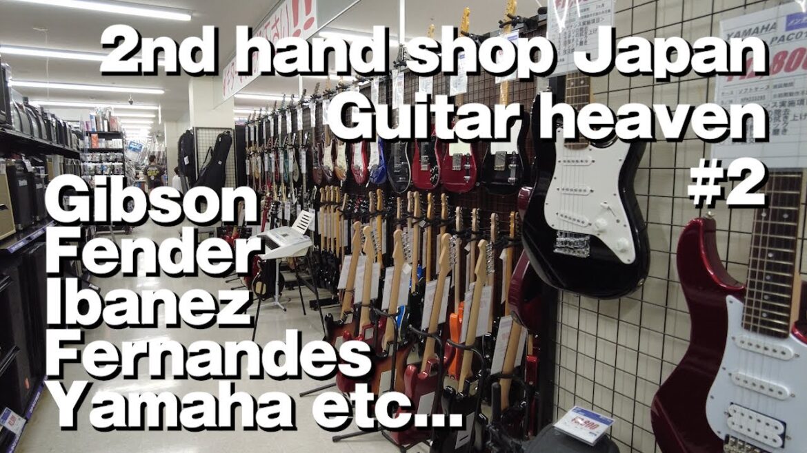 #2 Used guitar cost  in 2nd hand shop Japan