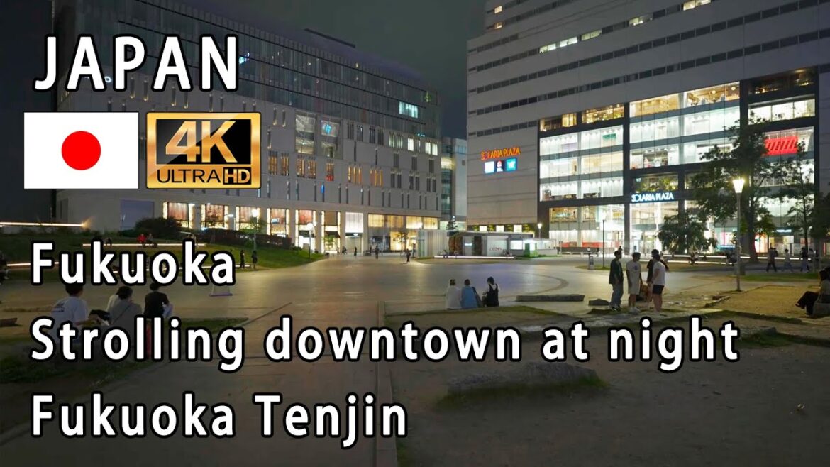 Japan Fukuoka Nightwalk(Fukuoka Tenjin)