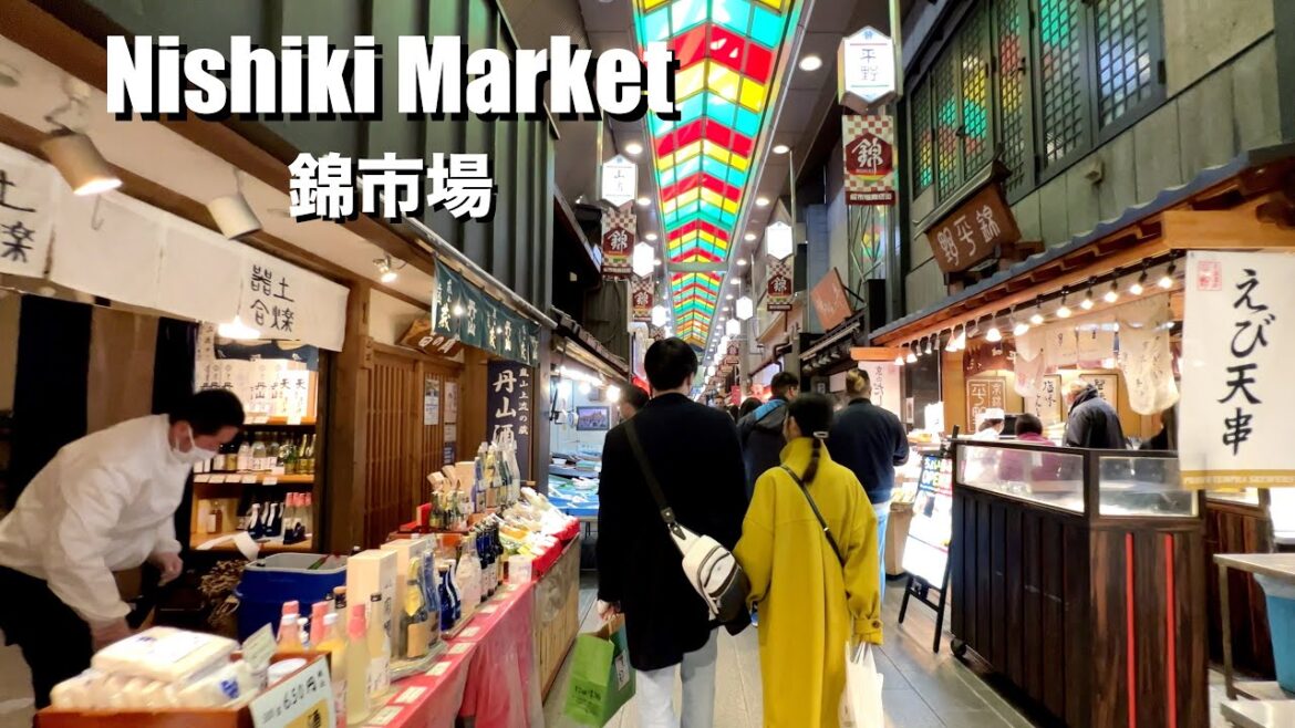 Nishiki Market Kyoto Japan | 4K Walking Nishiki Market Kyoto Japan | 4K Walking