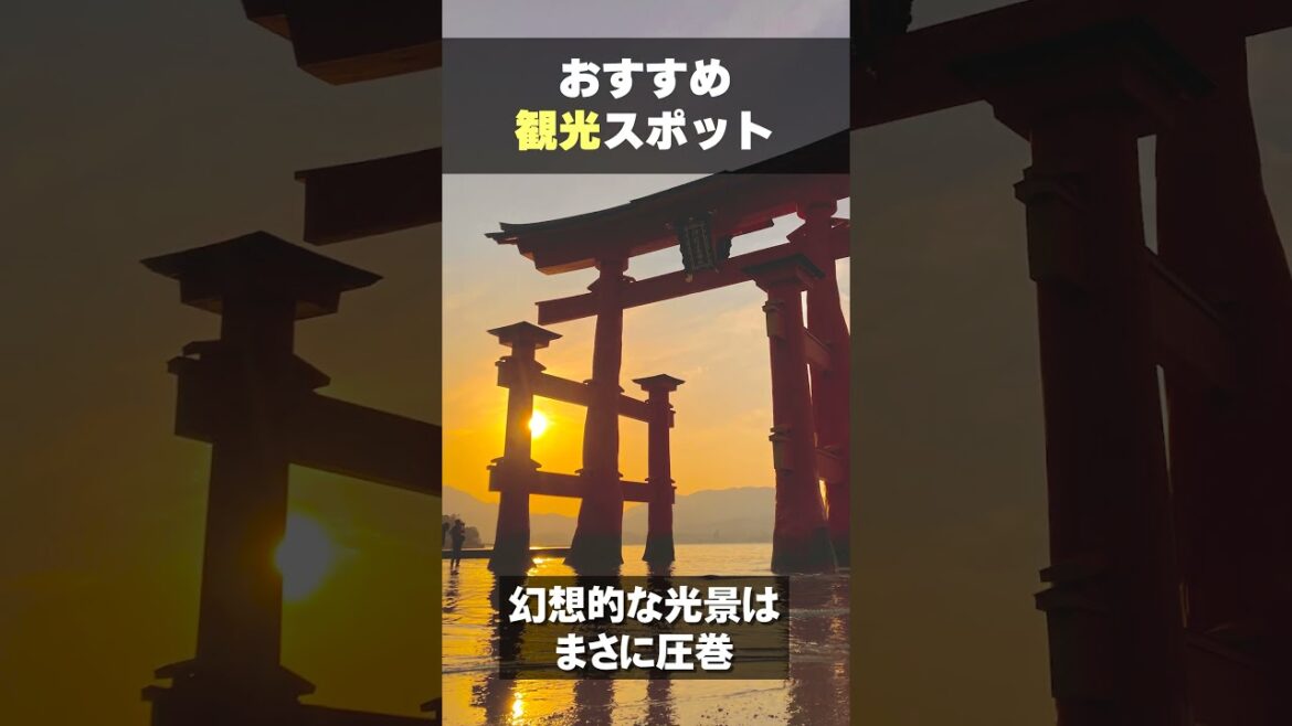 文化・自然・食を満喫できる島「宮島」観光スポット紹介 Hiroshima #shorts