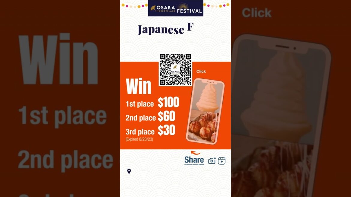 Join the Osaka Festival: Indulge in Japanese Delights & Win Big!