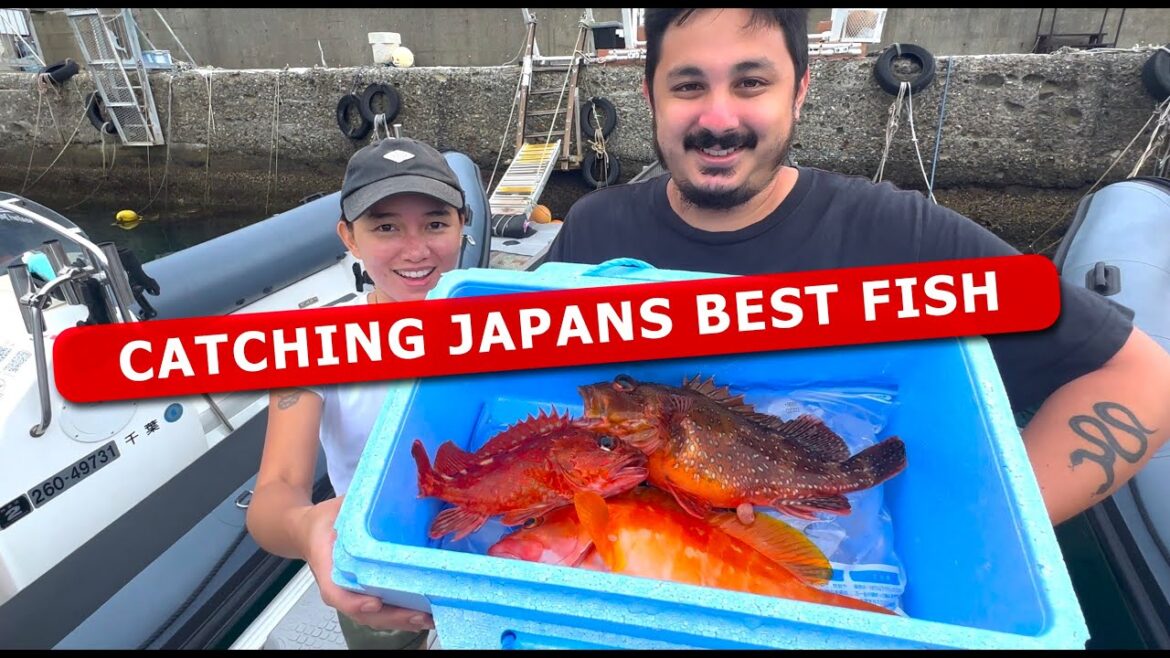 Honey Moon Couple from Philippines goes fishing in Japan