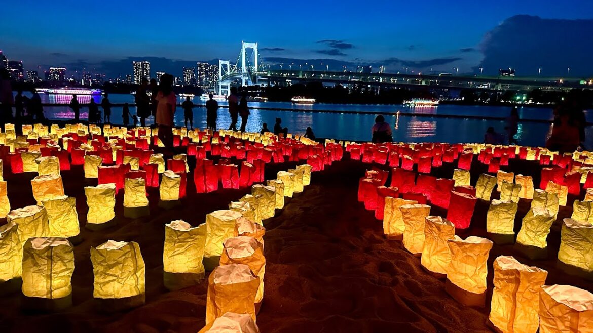 10000 Lanterns! Odaiba Lantern Festival, Marine Day 10000 Lanterns! Odaiba Lantern Festival, Marine Day