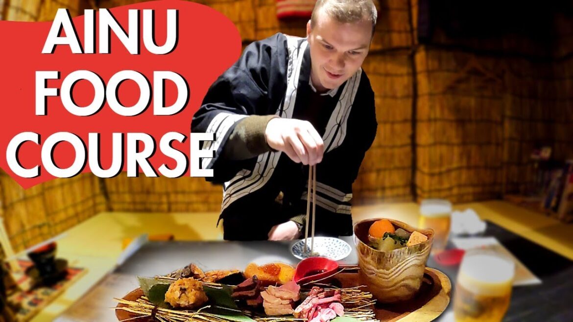 We try AINU CUISINE in SAPPORO, JAPAN We try AINU CUISINE in SAPPORO, JAPAN