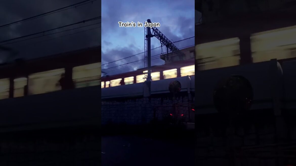 Train in Japan #日本 #train #travel #railway #asia #জাপান #kobecity #railcrossing #japan #shorts