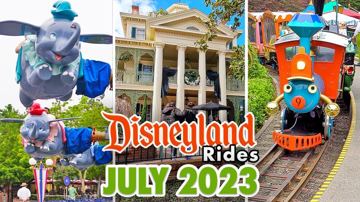 Disneyland Rides - July 2023 POVs [4K]