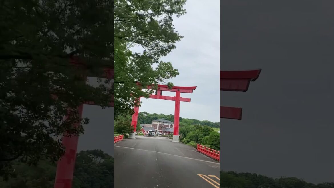 The entrance and exit into Sohonzan Shrine will amaze and excite you.