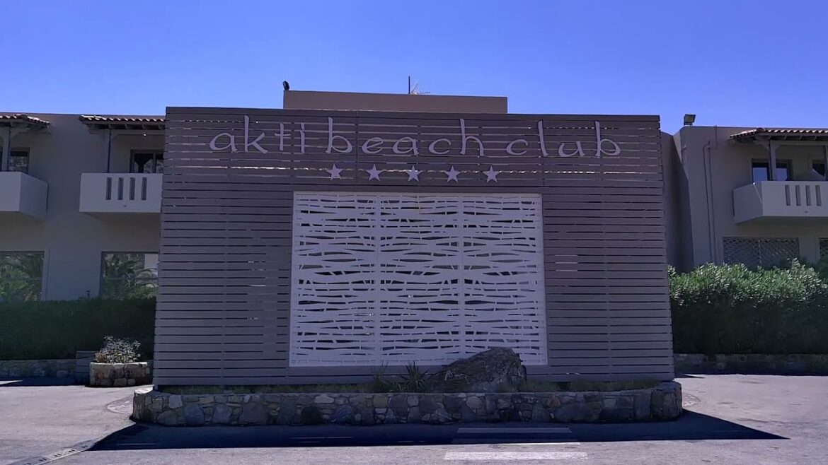 Akti beach club walk tour old and new 2021