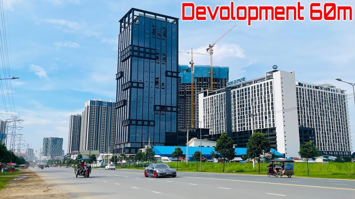 New Development Areal Street 60M Phnom Penh City Cambodia