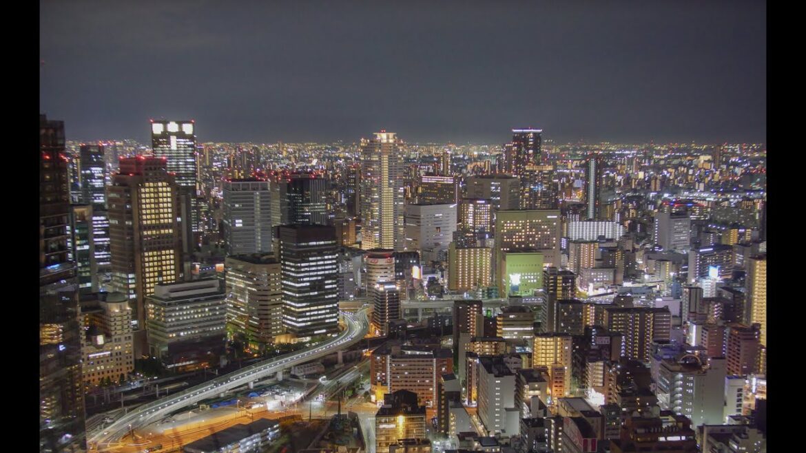 Osaka Japan at Night - John Wick 4 Vibe - RAW VLOG available in 5.7K Pro Res (GH6 Footage)