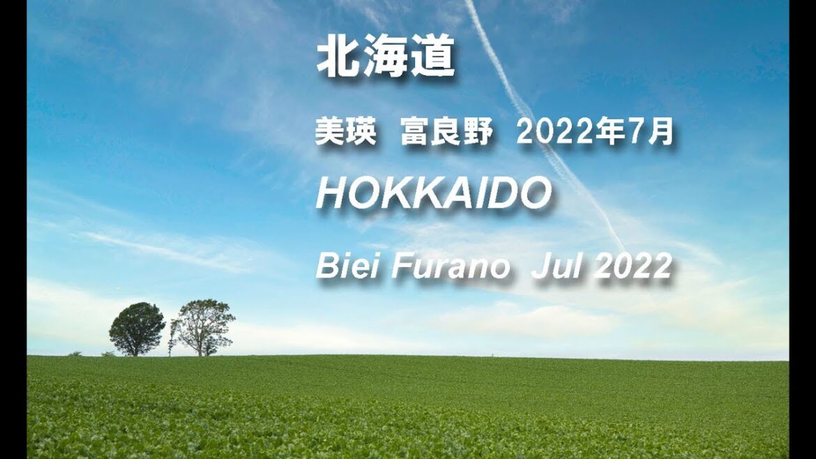 Biei, Furano, HOKKAIDO JAPAN JUL 2022 北海道旅行　2022年7月　美瑛、富良野地区