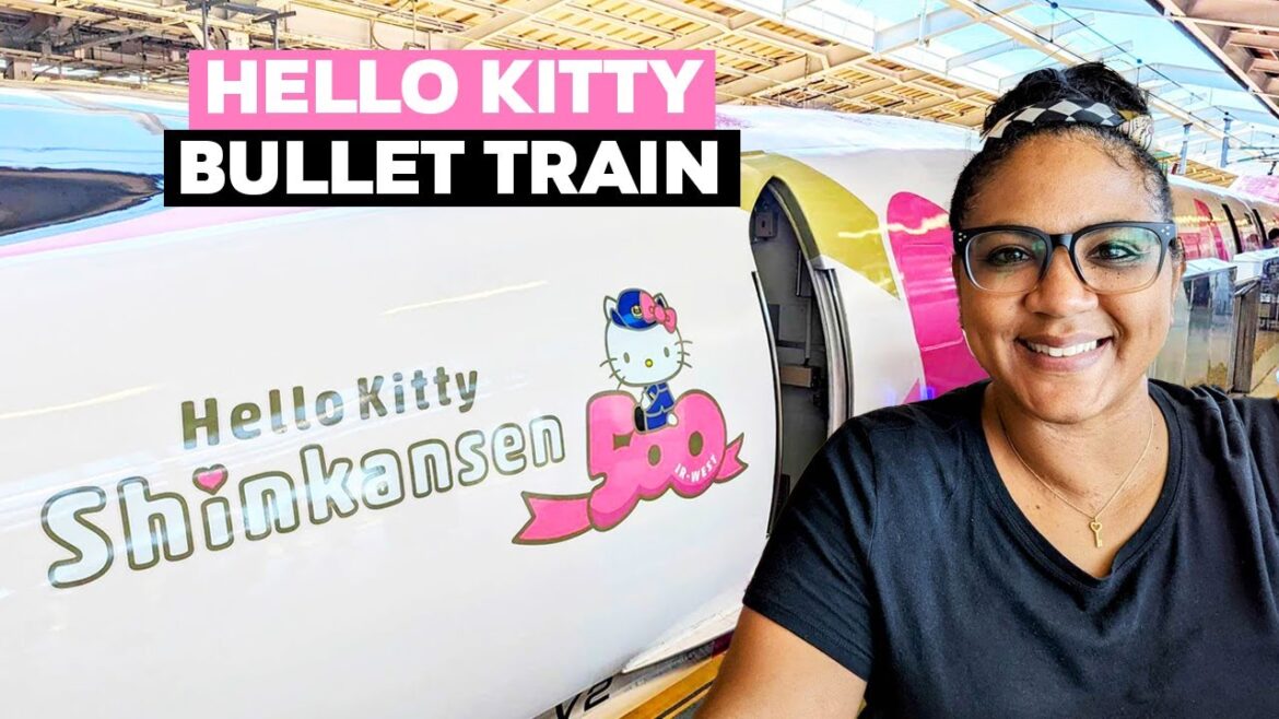 Hello Kitty Shinkansen Bullet Train In Japan