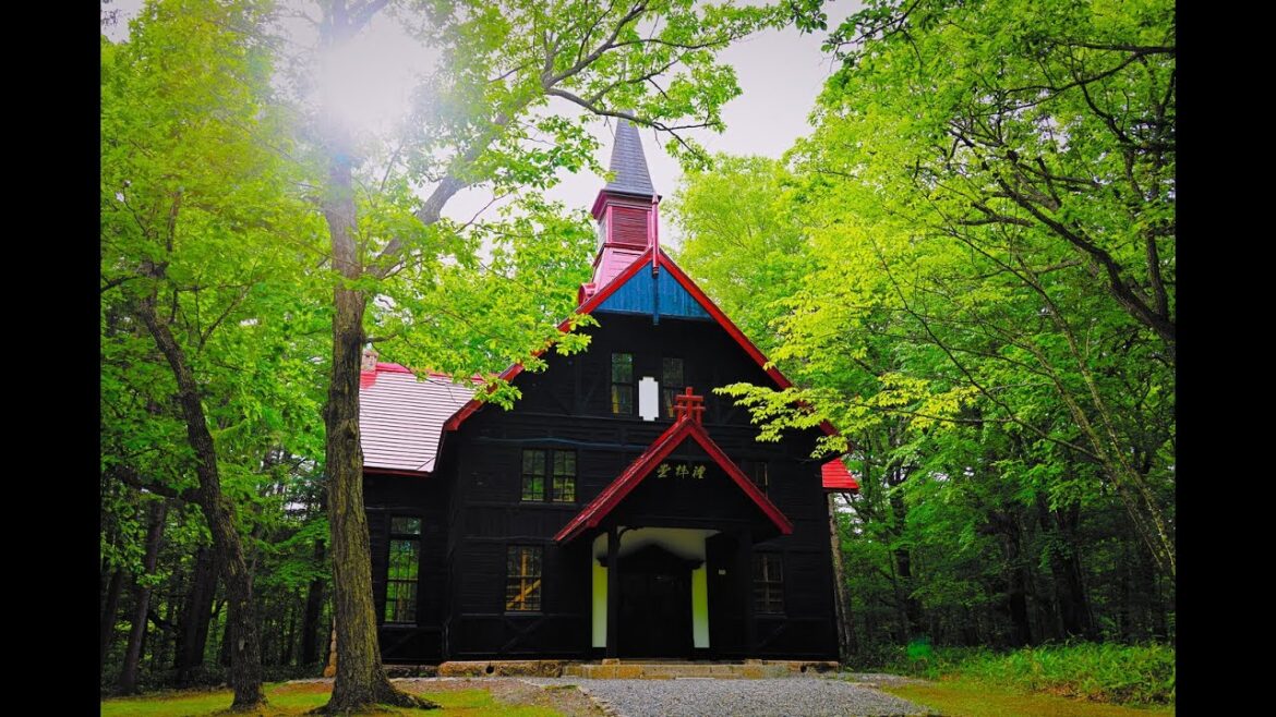 8K HDR 北海道 遠軽 北海道家庭学校礼拝堂(北海道文化財) Hokkaido,Engaru,Hokkaido Kateigakko Chapel