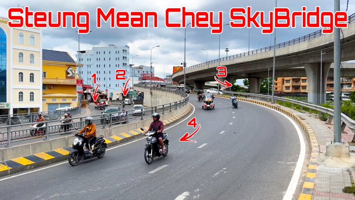 Phnom Penn City Steoung Mean Chey Skybridge Finish & Office Used From 2014