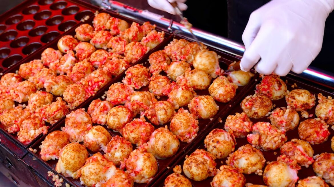 一番美味しいたこ焼き | サクサクの天かすがたくさん | 日本のストリートフード 一番美味しいたこ焼き | サクサクの天かすがたくさん | 日本のストリートフード