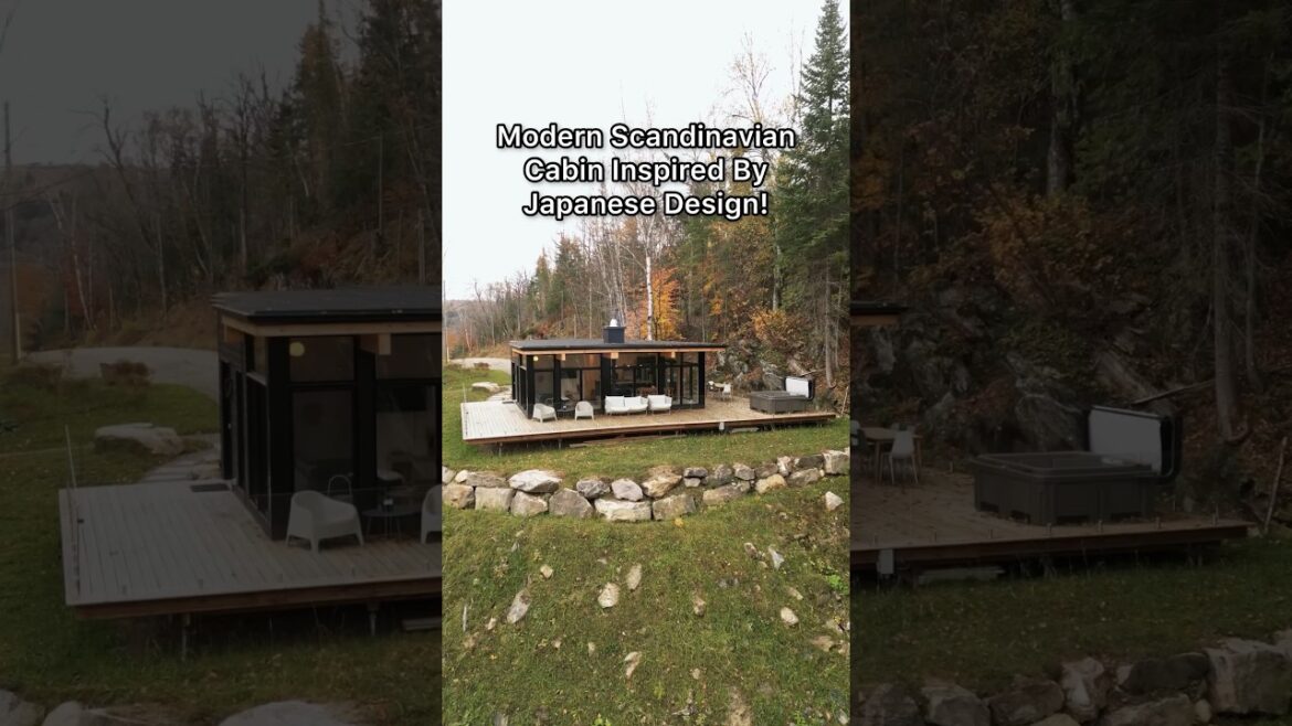 Scandinavian Cabin Inspired by Japanese Design (60 Second Airbnb Tour)