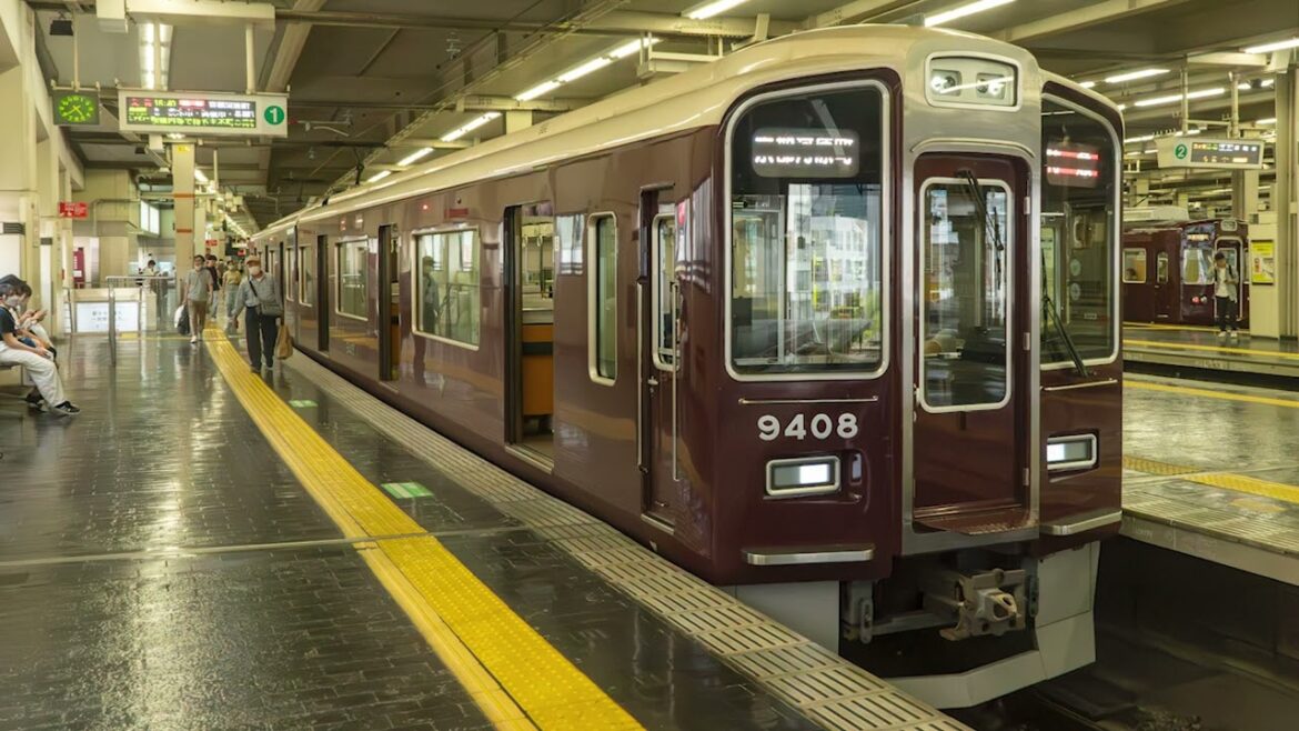 [Sound]Hankyu Type 9300 Osaka-Umeda to Kyoto-Kawaramachi