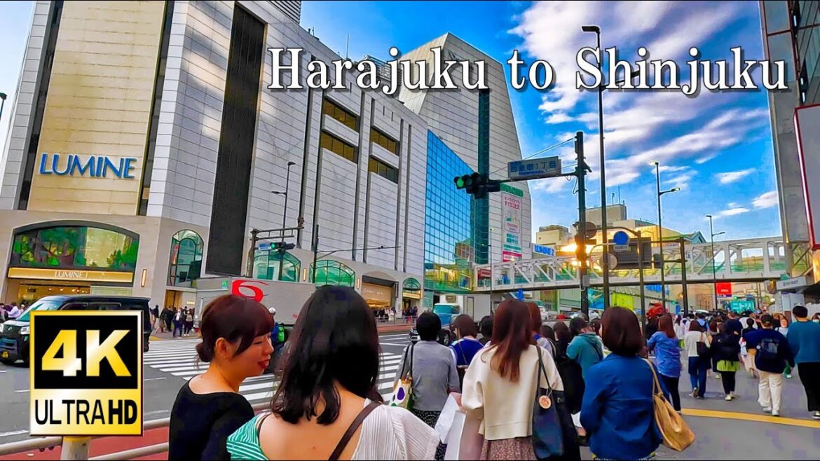 4K Japan Walk in Harajuku to Shinjuku/51minutes 4K Japan Walk in Harajuku to Shinjuku/51minutes