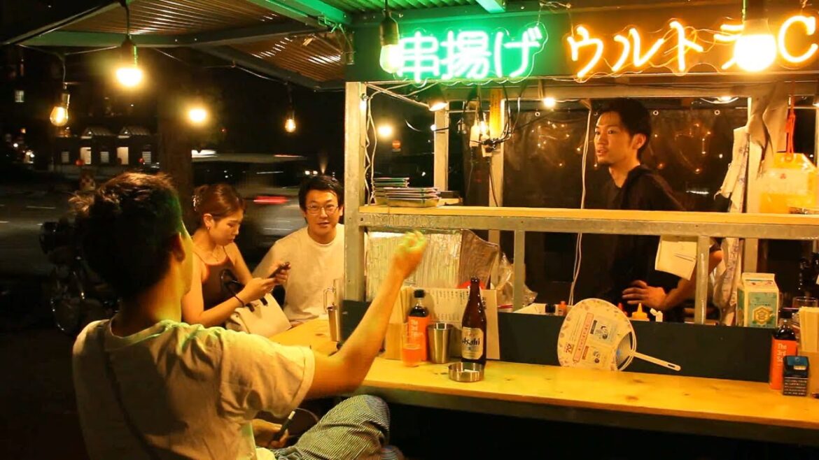 【新規参入した中洲屋台🍜🍺】組み立て~料理まで全てワンオペな福岡屋台に開店前から密着!! Japanese street food | Japanese food 【新規参入した中洲屋台🍜🍺】組み立て~料理まで全てワンオペな福岡屋台に開店前から密着!! Japanese street food | Japanese food
