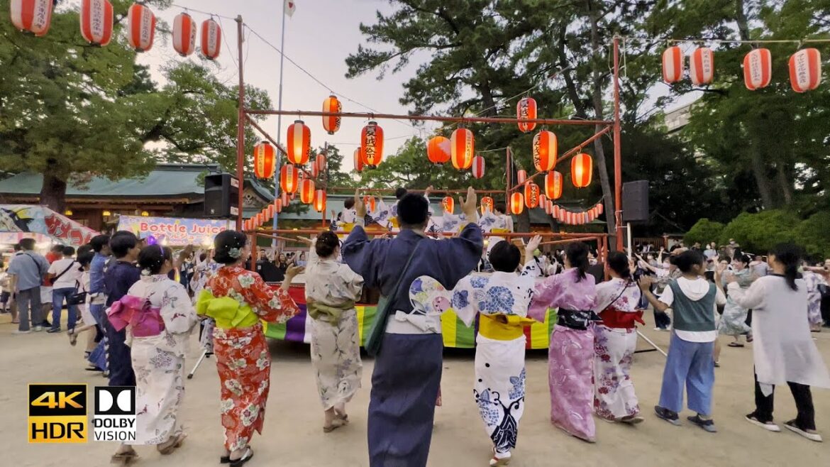 JAPAN TRAVEL | Yukata Festival at Nagata Shrine | Everyone was enjoying the beginning of summer
