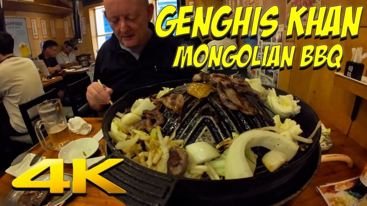 4K JAPAN | GENGHIS KHAN MONGOLIAN BBQ in KOBE - Walkabout