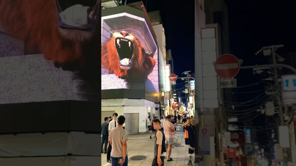 3D Billboard Japan - Osaka Dotonbori #3dbillboard #billboard #3d