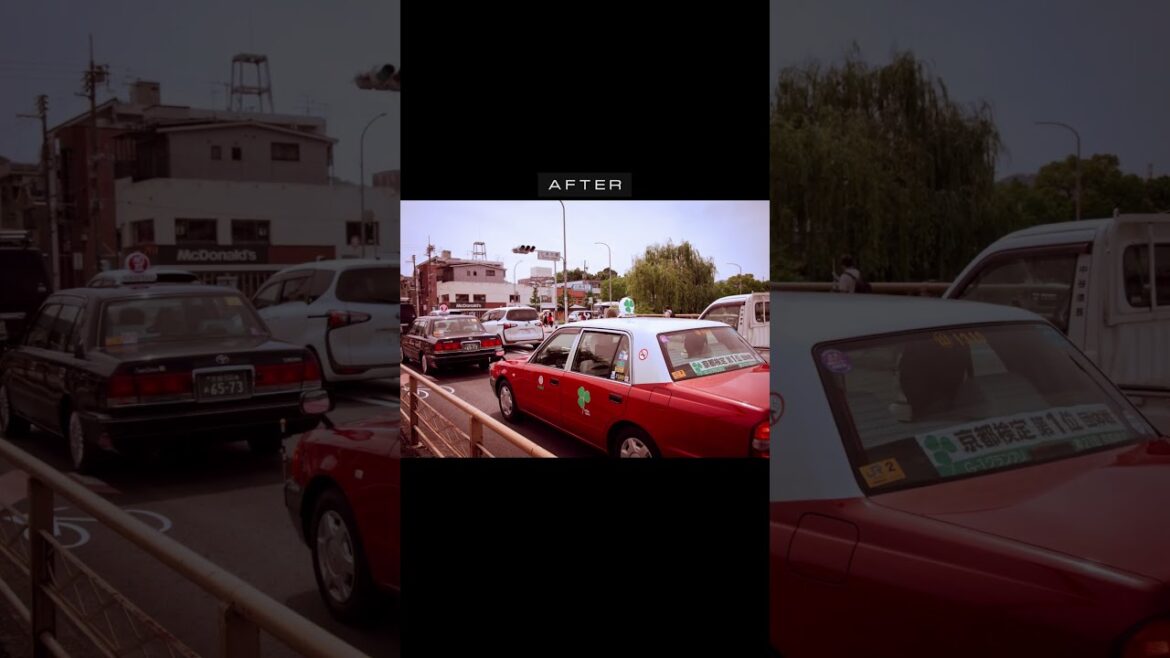 Osaka Street Photograph Before/After - 14