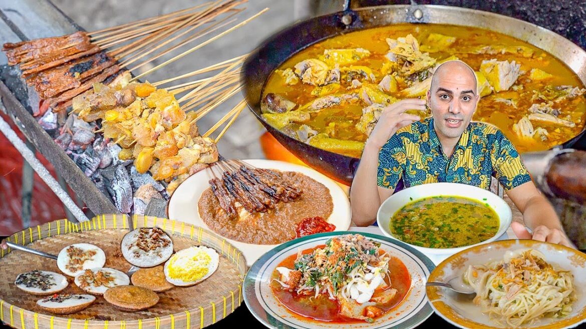 UNIQUE Indonesian street food – SUPER SPICY DUCK + RARE SATAY – Indonesian street food in Cirebon UNIQUE Indonesian street food - SUPER SPICY DUCK + RARE SATAY - Indonesian street food in Cirebon