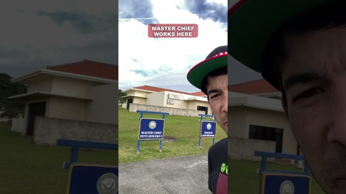 Master Chief works in Okinawa Japan