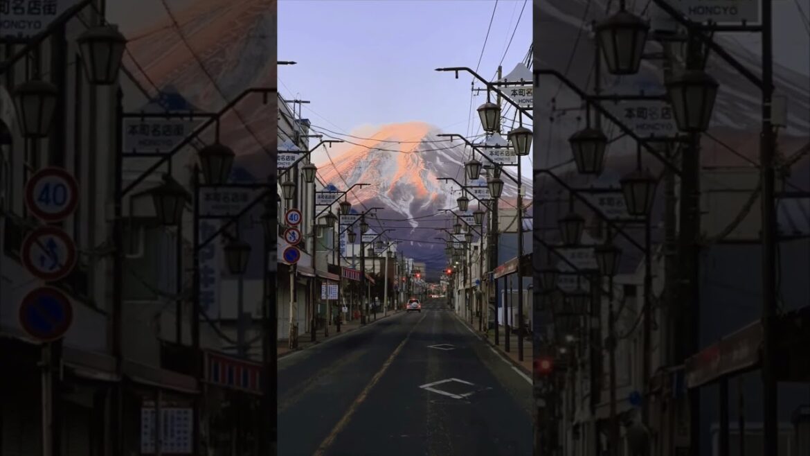 STUNNING Sunrise at Mt. Fuji 🌅 #Shorts #Japan #travel