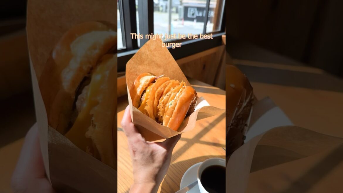 A must visit burger shop in Hakone Japan! #tokyofood #hakone #burgers #japanfoodvlog