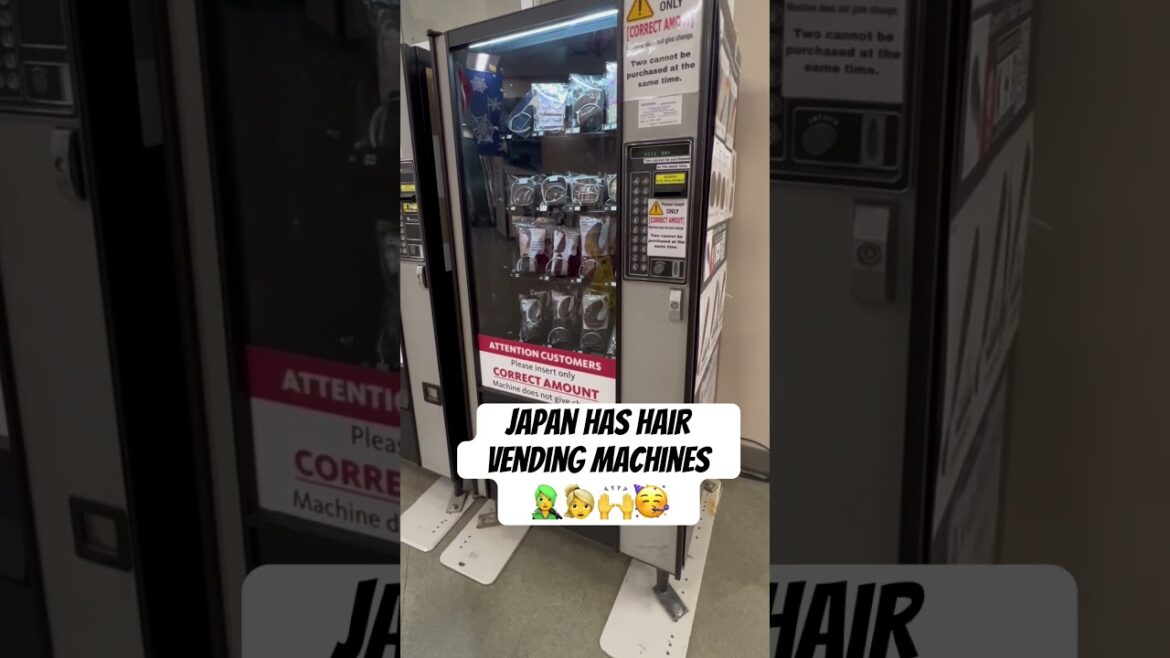 🧑‍🎤Yes! #japan #offers #hair #vendingmachines - #travel #shopping #wigs #hairstyle #shorts #short